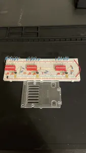 Connector and pin fit with a breadboard.