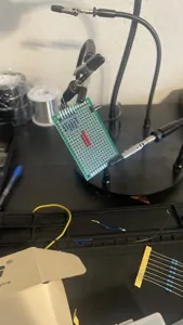 Controller connected during prototyping.